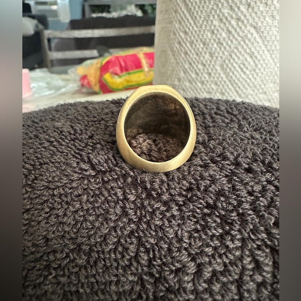 Gold Statement Ring - image 4